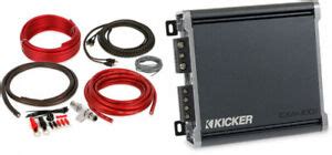 kicker cxa cx series monoblock class  car audio amplifier gauge amp kit ebay