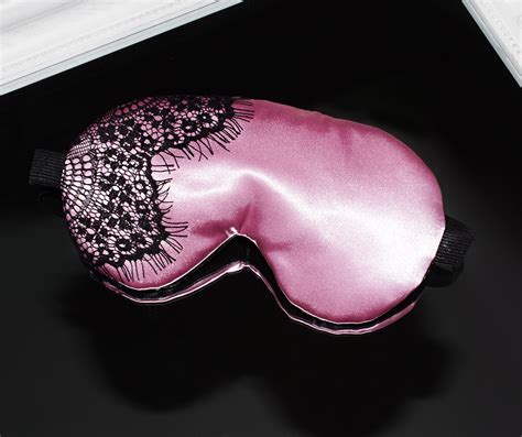 baby pink satin sleep mask mask  sleeping luxury sleep mask etsy