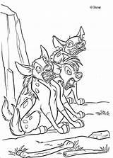 Shenzi Hyenas Coloring Banzai Ed Lion Pages King Color Disney Print Online Roi Le sketch template