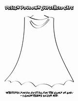 Superhero Capes Cape Coloring Own Pages Kids Shield Template Preschool Super Hero Colouring Activity School Childrens Bible Choose Board Visit sketch template