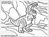Coloring Pages Dinosaur Good Butch sketch template