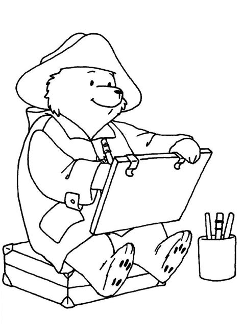 paddington bear  drawing coloring page  printable coloring