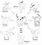 Leafeon Coloring Pages Pokemon Getdrawings sketch template