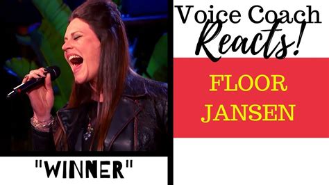 voice coach reacts  floor jansen winner beste zangers  youtube
