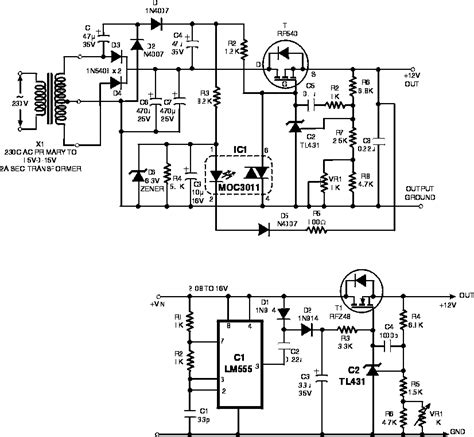 automatic voltage regulator circuit diagram