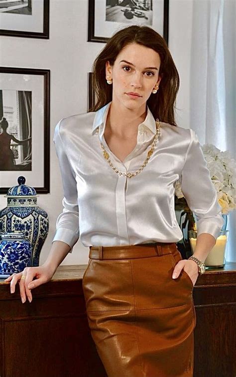 Pias Satin World Posts Tagged Silk Blouse Silk Shirt Outfit Satin