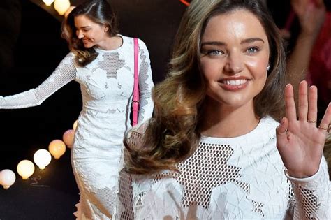miranda kerr flashes her pins in cheeky sheer white lace and hot pink heels irish mirror online