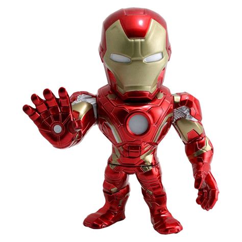 iron man figurine marvel civil war jada metals die cast  kingdom figurine
