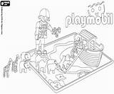 Playmobil Ausmalbilder Arca Krankenhaus Ark Colorare Malvorlagen Disegni Noé Noach Noè Colorier Arche sketch template