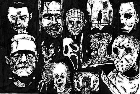 Free Download Horror Movie Icon Collage Horror Icons By