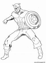 Coloring America Captain Pages Boys Avengers Teenage Printable Print Book Bad Coloriage Fighting Guy Everfreecoloring Superheroes Kids Color Popular sketch template