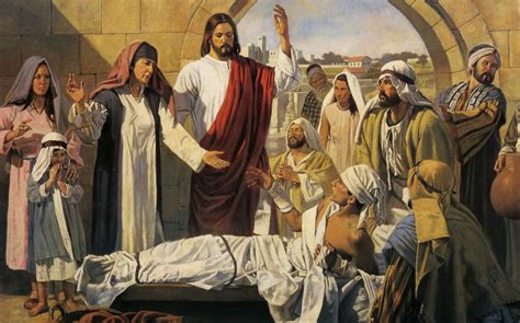 sixteenth sunday  trinity jesus raises  widows son