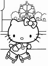Kitty Hello Coloring Pages Print Sheet sketch template