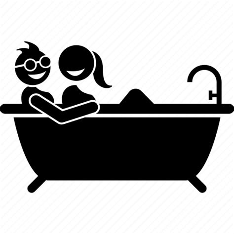 Bath Bathtub Couple Lesbian Sex Together Icon