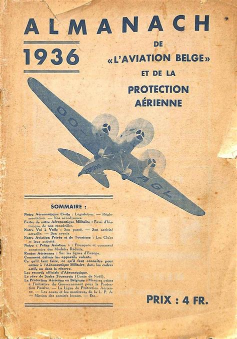 almanach de laviation belge  almanak van de belgische luchtvaar wwwskyshelfeu