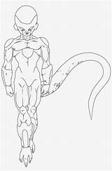 Dragon Ball Coloring Frieza Pages Transparent Seekpng Coloringbay sketch template