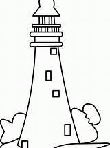 Lighthouse Hatteras sketch template