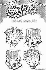 Shopkins Pages Cheeky Coloring Chocolate Print Getcolorings Getdrawings sketch template