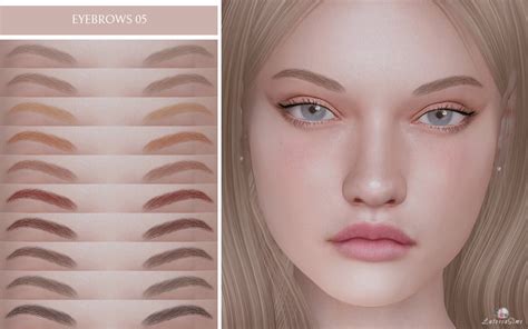eyebrows   lutessa sims  downloads