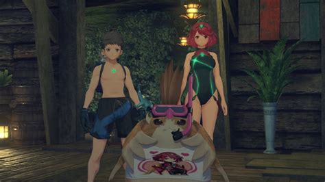 Xenoblade Chronicles 2 Swimsuit Edition Cutscene 023 An Ironclad Plan