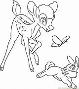 Bambi sketch template