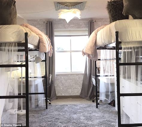 college dorm room makeover takes 10 hours at texas state daily mail online