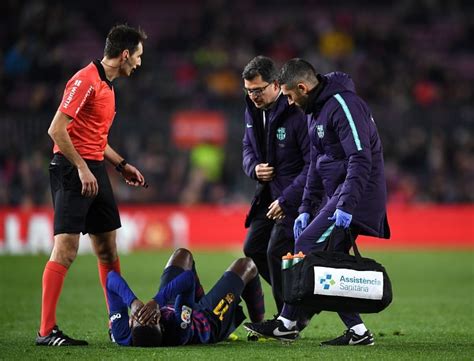barcelona predict surge  injuries  star winger misses training