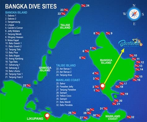 diving  bangka bastianos dive resort
