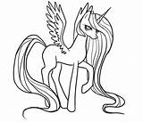 Pony Little Queen Coloring Pages Chrysalis Mlp Pegasus Colorings Standing Getcolorings Print Getdrawings Template sketch template