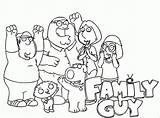 Guy Family Coloring Pages Printable Sheets Colouring Color Print Stewie Guys Kids Kitty Hello Cat Comments sketch template