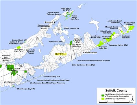 Suffolk County East Map Nys Dept Of Environmental
