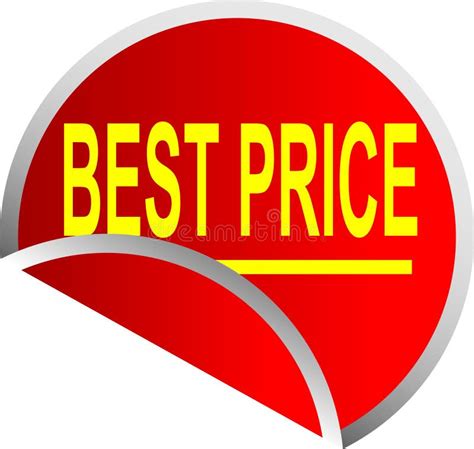 button  price stock vector illustration  white