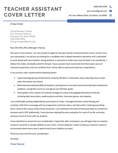 letter  interest   teaching job  letter template collection