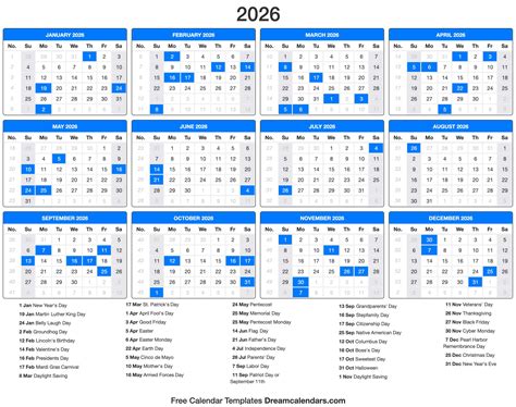 calendar printable printable templates