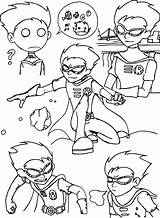Titans Robin Wecoloringpage sketch template