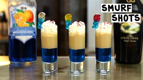 Smurf Shots Tipsy Bartender