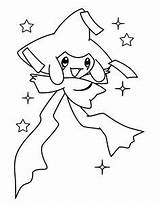 Meloetta Coloring Pages Getcolorings sketch template