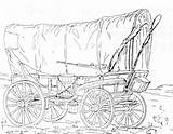 Wagon Coloring Trail Oregon Conestoga Drawing Prairie Covered Schooner Pioneer Horse Pages Printable Plans Getdrawings Post Thompson Getcolorings Load Would sketch template