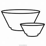 Bowls sketch template
