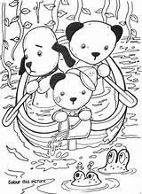 Sooty Colouring Sweep sketch template