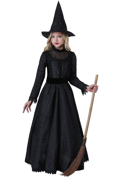 deluxe dark witch costume  girls