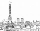 Paris Coloring Pages France Sheets Para Colorir Ville Desenhos Choose Board Printable Colouring sketch template