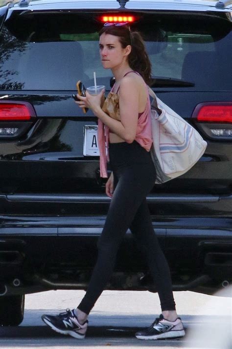 Emma Roberts Fappening Sexy In La Outside A Gym The