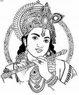 Janmashtami Radha Lord Hindu Drawings Flute Shree Festivals Sketches Pencil Radhe 4to40 Colorir Familyholiday Celebrated Livros Bhakti Garba Nilayashokshah sketch template