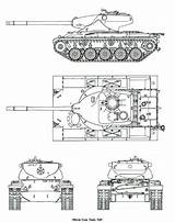 M48 Patton M46 M26 M60 Mbt Pershing Tanques M47 Whatifmodellers sketch template