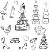 Wedding Coloring Doodles Pages Rocks Couple sketch template