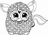 Furby Imprimer Raskrasil Animaux sketch template