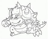 Coloring Pages Bowser Mario Comments sketch template