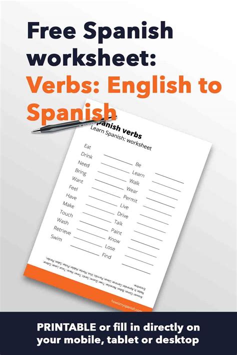 spanish worksheets  beginners  interactive  printables