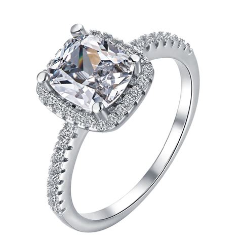 buy   promiton wedding rings  women engagement simulated diamond